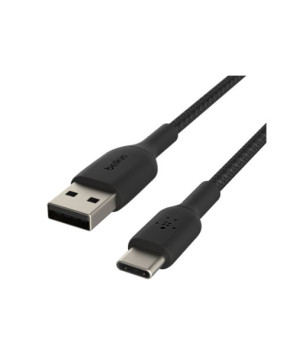 Buy Belkin 2M USB-C to USB-A Braided Charge/Sync Cable in Black CAB002BT2MBK