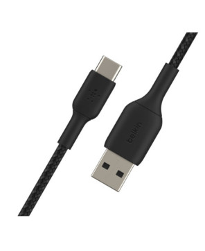 Buy Belkin 2M USB-C to USB-A Braided Charge/Sync Cable in Black CAB002BT2MBK