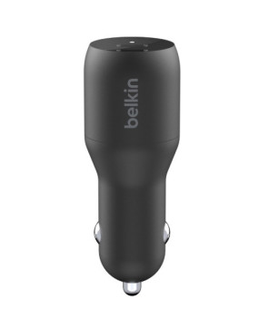 Buy Belkin Boost Charge 2-Port 18W USB-C Car Charger CCB002BTBK