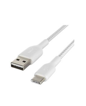 Buy Belkin 1M Boost Charge Braided USB-A to USB-C Charge/Sync Cable in White CAB002BT1MWH