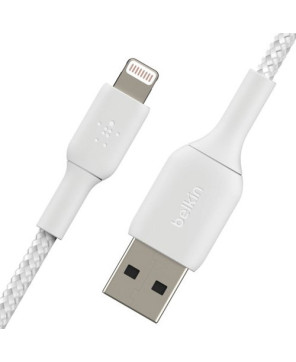 Buy Belkin 1M Boost Charge Braided USB-A to USB-C Charge/Sync Cable in White CAB002BT1MWH