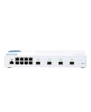 Buy QNAP 12 Port Web Managed Switch QSW-M408S for SMB Network Deployment