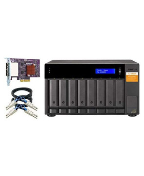 Buy Qnap 8 Bay Expansion Unit SATA Jbod with QXP-800eS-A1164 PCIe SATA Card TL-D800S