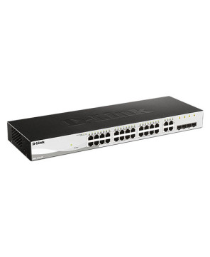 D-Link WebSmart 24-Ports 1U Gigabit Manageable Ethernet Switch DGS-1210-28