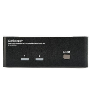 Buy StarTech 2-Port Dual DisplayPort USB KVM Switch with Audio & USB 2.0 Hub SV231DPDDUA for Desktop