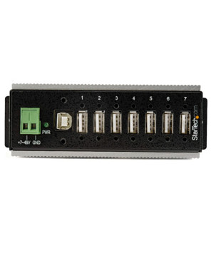 Buy StarTech 7-Port USB 2.0 Hub - Metal Industrial USB-A Hub with ESD & Surge Protection HB20A7AME