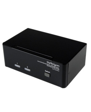 Buy Startech SV231DDVDUA 2-Port DVI VGA Dual Monitor KVM Switch with Audio and USB Hub