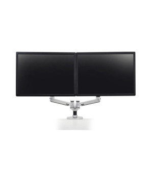 Buy Ergotron LX Dual Side by Side Arm Desk Mount in Polished Aluminium 45-245-026