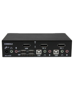 Buy StarTech 2 Port USB DisplayPort KVM Switch with Audio SV231DPUA