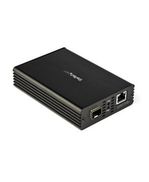 Buy StarTech 10GbE Fiber Ethernet Media Converter MCM10GSFP for 1/2.5/5/10Gbps Network