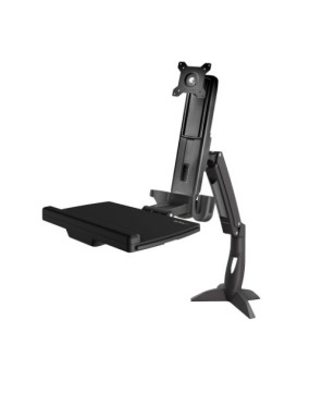 Buy Startech ARMSTSCP1 Desk Mount Adjustable Sit-Stand Workstation Arm for Single 34" VESA Mount Display