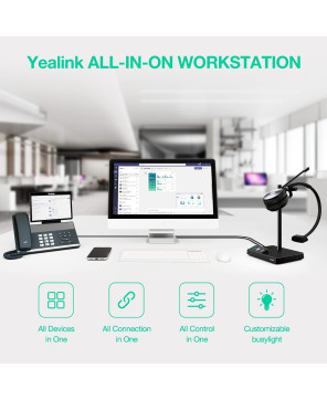 Buy Yealink WH62 UC DECT Mono Wireless Headset WH62-M-UC