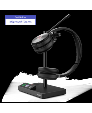 Buy Yealink WH62 Microsoft Teams DECT Stereo Wireless Headset TEAMS-WH62-D