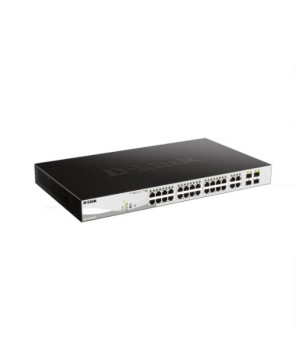 Buy D-Link 28-Ports Gigabit WebSmart PoE Switch with 24 RJ45 and 4 SFP Ports DGS-1210-28P