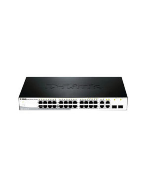 D-Link 250M 10-Port 10/100 Switch with 8 PoE Ports and 2 Uplink Ports DES-F1010P-E