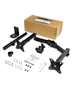 Buy Startech Ergonomic Articulating Desk Mount Dual Monitor Arm ARMDUAL3 for up to 32" Display