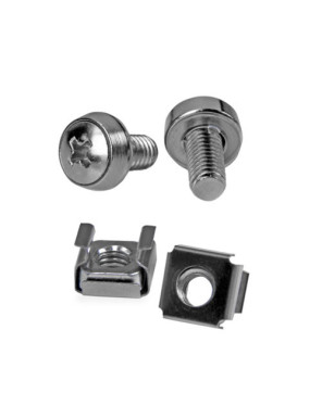 Buy StarTech 50x M6 Mounting Screws and Cage Nuts CABSCREWM6 for Server Rack Cabinet