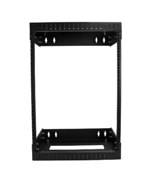 Buy StarTech 15U 19" Wall Mount Network Rack with 2-Post Open Frame RK15WALLOA for Servers, Switch & Patch Panels