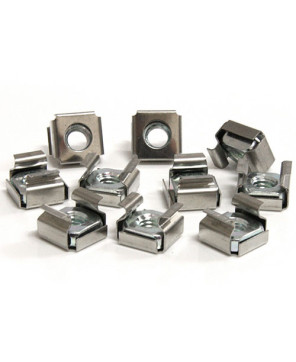 Buy StarTech M6 Cage Nuts for Server Rack Cabinet CABCAGENUTS6 - 50 Pkg 