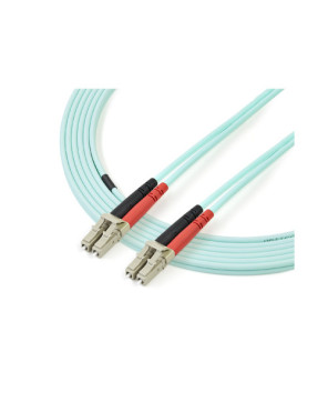 Buy StarTech 3m 10 Gb Aqua Multimode 50/125 Duplex LSZH Fiber Optic Cable A50FBLCLC3