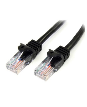 Buy StarTech 0.5m Cat5e Ethernet Patch Cable with Snagless RJ45 Connectors 45PAT50CMBK in Black