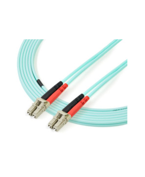 Buy StarTech 3m Aqua OM4 Duplex Multimode Fiber Optic Cable 450FBLCLC3