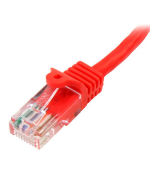 StarTech 2m Cat5e Patch Cable with Snagless RJ45 Connectors in Red 45PAT2MRD for Network Device