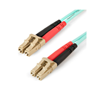 Buy Startech Aqua 2m 6 ft 100 Gb OM4 Duplex Multimode Fiber Patch Cable 450FBLCLC2