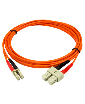 Buy StarTech 2m Multimode Duplex LC to SC 50/125μm Fibre Optic Cable 50FIBLCSC2