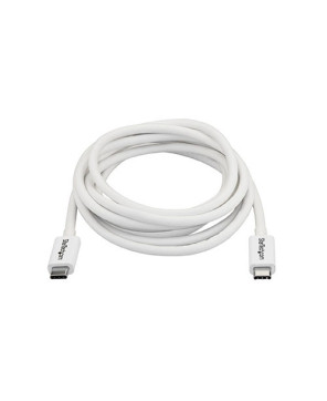 Buy StarTech 2m Thunderbolt 3 Cable TBLT3MM2MW in White