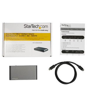 Buy StarTech 4K Dual Monitor DisplayPort Mini Laptop Docking Station DK30C2DAGPD