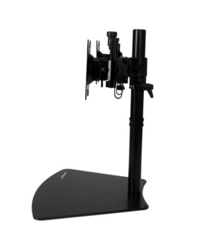 Buy StarTech Low-Profile Base Dual-Monitor Stand in Black ARMBARDUO for up to 24" Monitors