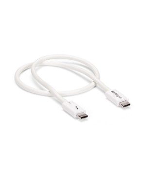 Buy StarTech 0.5m Thunderbolt 3 Cable 40Gbps TBLT34MM50CW in White