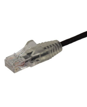 Buy StarTech 2.5 m CAT6 Cable Slim Snagless RJ45 Connectors in Black N6PAT250CMBKS for Network Device