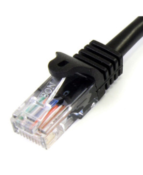 Buy StarTech 1m Cat5e Patch Cable with Snagless RJ45 Connectors in Black 45PAT1MBK for Network Device