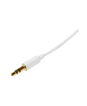 Buy StarTech 2m White Slim 3.5mm Stereo Audio Cable MU2MMMSWH