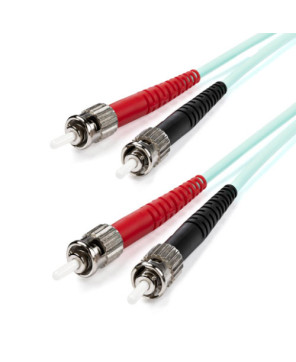 Buy Startech 1m 10 Gb Aqua Multimode Duplex Fiber Optic Cable A50FBSTST1  