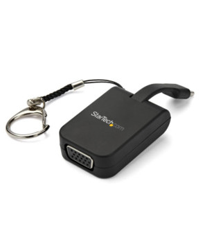 Buy Startech Compact USB C to VGA Adapter with Keychain Ring CDP2VGAFC