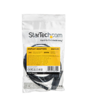 Buy StarTech 2m USB C to DisplayPort 1.4 Cable 8K 60Hz/4K CDP2DP142MBD