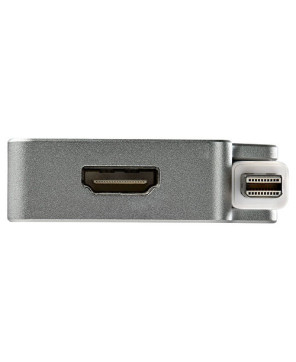 Buy StarTech 3-in-1 Mini DisplayPort to VGA, DVI or HDM Travel A/V Adapter MDPVGDVHD4K