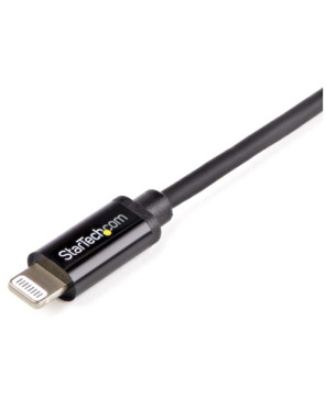 Buy StarTech 1m Black Apple 8-pin Lightning Connector to USB Cable USBLT1MB for iPhone, iPad, iPod Charger Cable