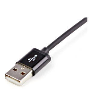 Buy StarTech 1m Black Apple 8-pin Lightning Connector to USB Cable USBLT1MB for iPhone, iPad, iPod Charger Cable