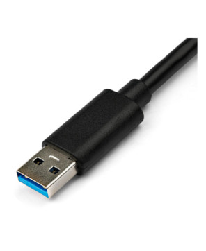 Buy StarTech USB 3.0 to Gigabit Ethernet Adapter NIC with USB Port USB31000SPTB in Black