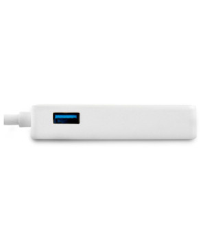 Buy StarTech USB 3.0 to Gigabit Ethernet Adapter NIC with USB Port USB31000SPTW in White