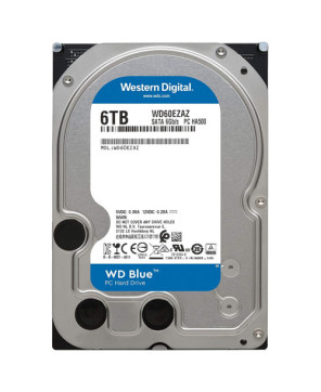 Western Digital WD Blue 6TB 256MB Cache 3.5 SATA 6Gbs PC Desktop Hard Drive WD60EZAZ