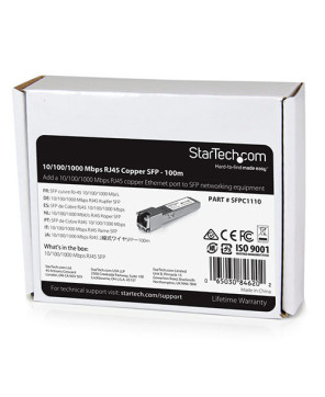 Buy StarTech Cisco SFP-GE-T Compatible SFP Module SFPC1110 - 1000BASE-T