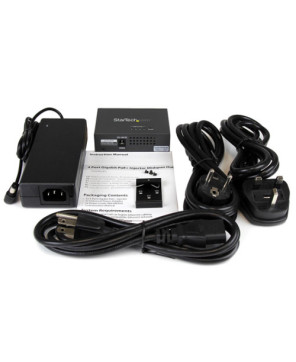 Buy StarTech 4-Port Gigabit Midspan PoE+ Injector 802.3at/af POEINJ4G