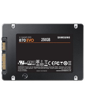 Buy Samsung 250GB 870 EVO SATA III 2.5" Solid State Drive MZ-77E250BW