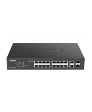 Buy D-Link 18-Port Gigabit Smart Managed PoE Switch with 16 PoE and 2 Combo RJ45/SFP Ports 130W PoE Budget DGS-1100-18PV2