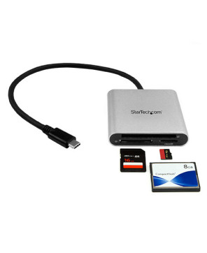 Buy StarTech USB 3.0 Flash Memory Multi-Card Reader/Writer FCREADU3C with USB-C - SD, microSD, CompactFlash